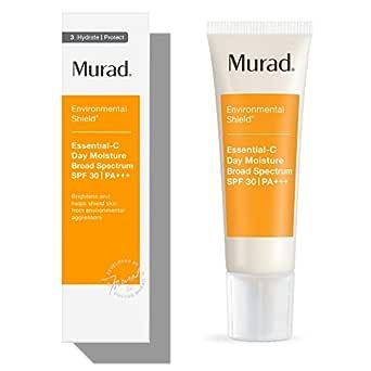 Amazon.com: Murad Environmental Shield Essential-C Day Moisture SPF 30 - Vitamin C Facial Sunscre... | Amazon (US)