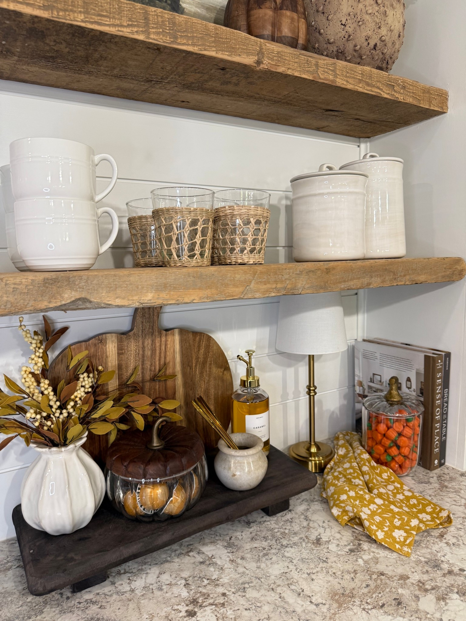 Fall Coffee Bar Styling
Follow @farmtotablecreations on Instagram for more cozy home styling ideas and finds.

I put together this warm and inviting coffee bar . 🍂☕ It’s the perfect little corner for slow mornings, seasonal sips, and cozy fall vibes.

Shop everything you need to create your own coffee bar through my LTK links listed below.

#coffeeBar #coffeestation #fallkitchen #fallhomedecor #kitchendecor #openshelves #nespresso #kitchenstyling #kitchenorganization #kitchenstorage #coffeelover #fallcoffee #wayfairfinds #fallstyling #homedecorideas #seasonaldecor #coffeebarstyling #coffeebarideas #kitcheninspo #cozykitchen #kitchenvibes #smallspacesolutions #kitchencorner #falldecor



#LTKSaleAlert #LTKFindsUnder50 #LTKHome

#LTKFindsUnder50 #LTKSaleAlert #LTKHome