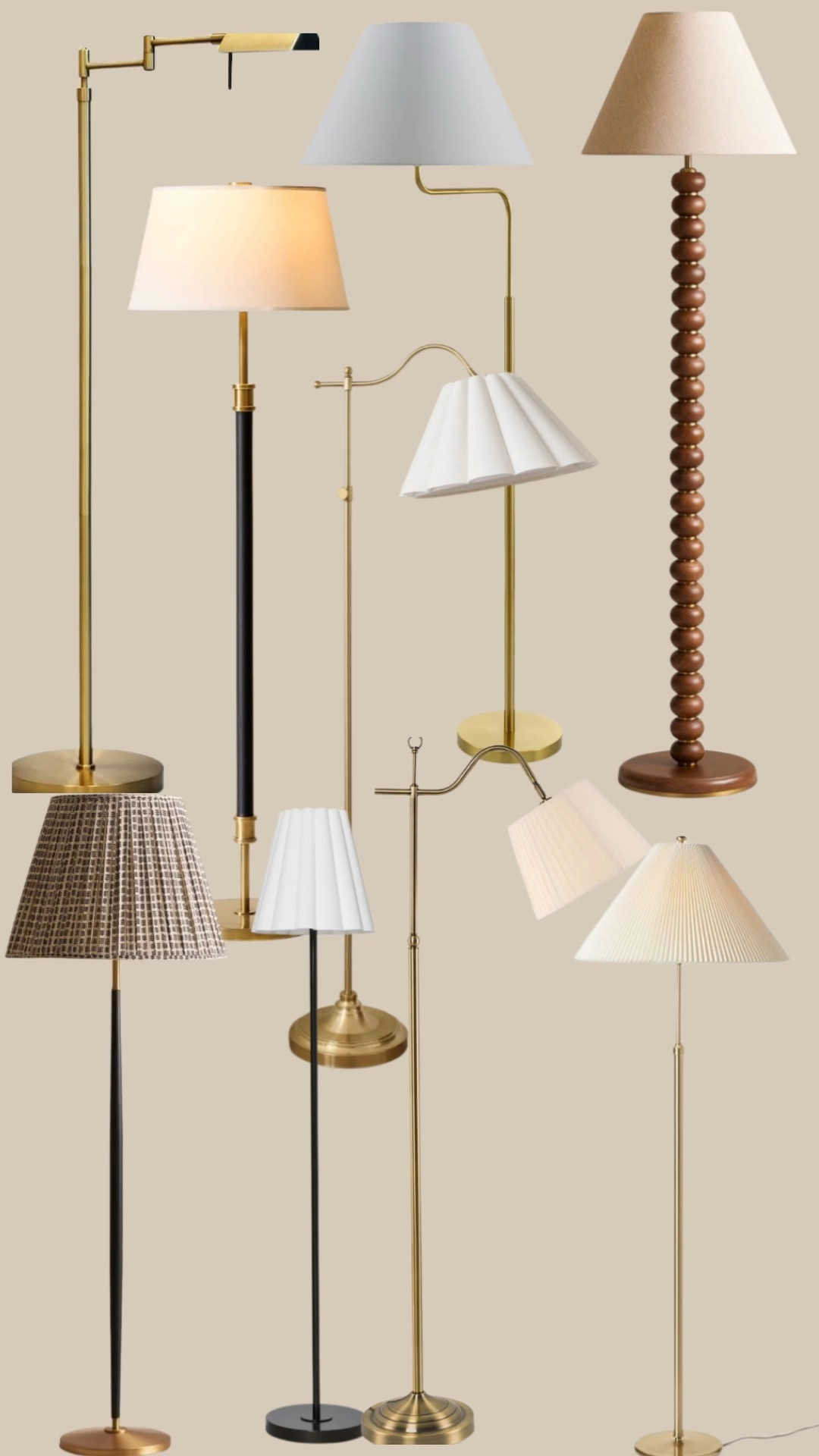 Floor lamps for all budgets 

#LTKFindsUnder100 #LTKHome #LTKSeasonal