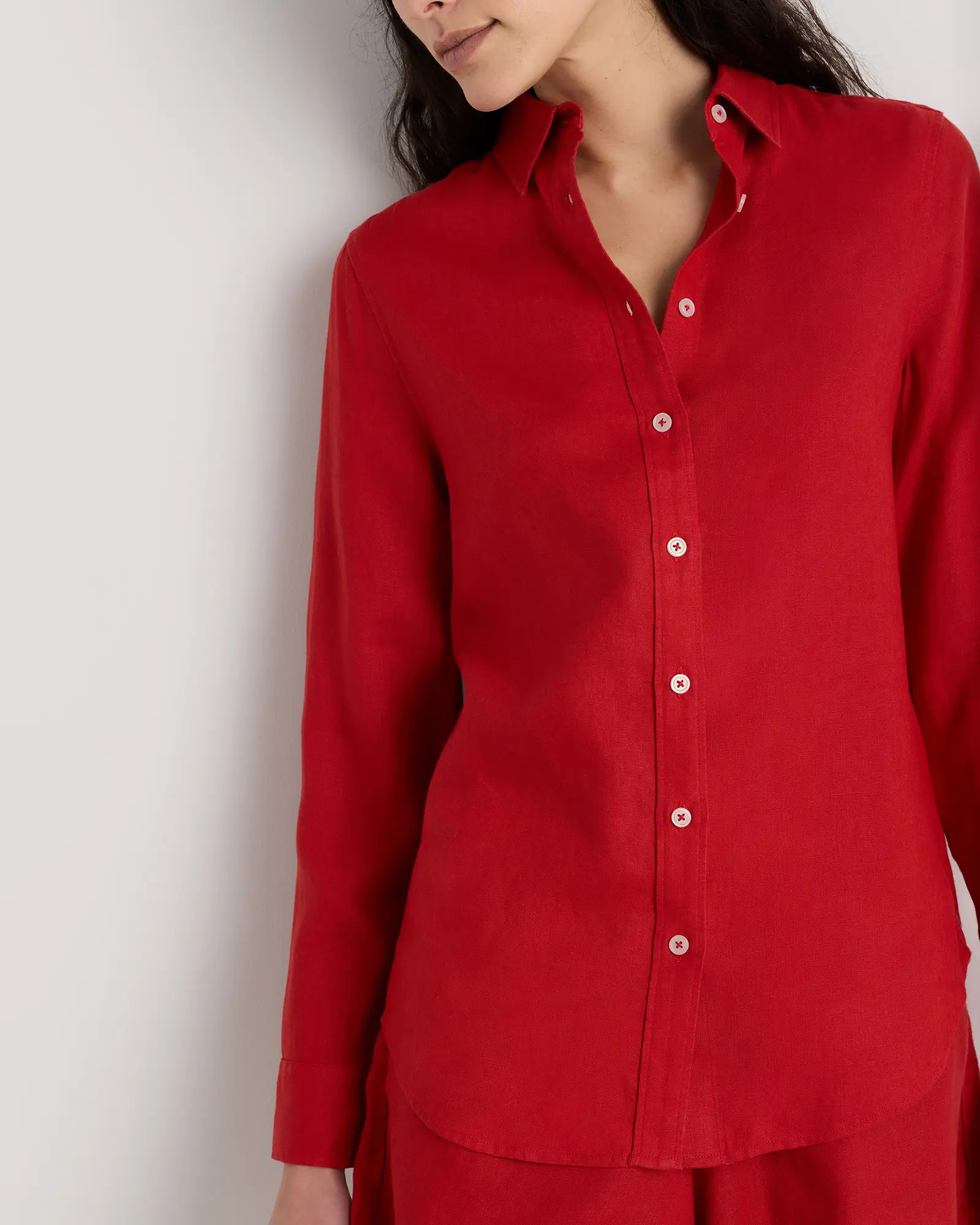 100% European Linen Long Sleeve Shirt | Quince