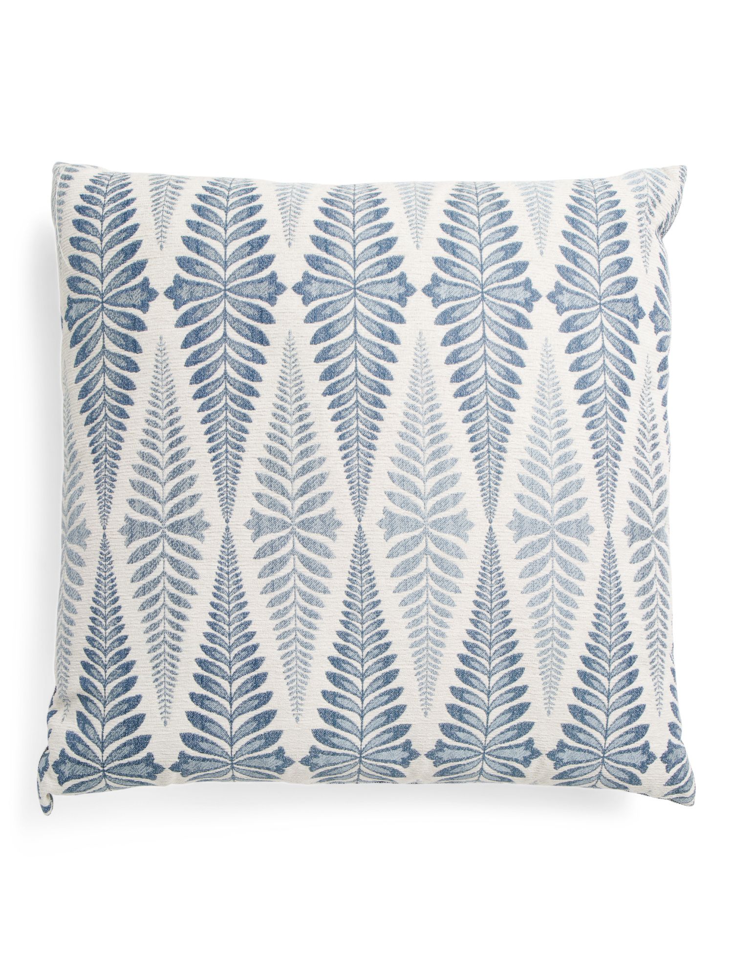 22x22 Fern Jacquard Pillow | TJ Maxx