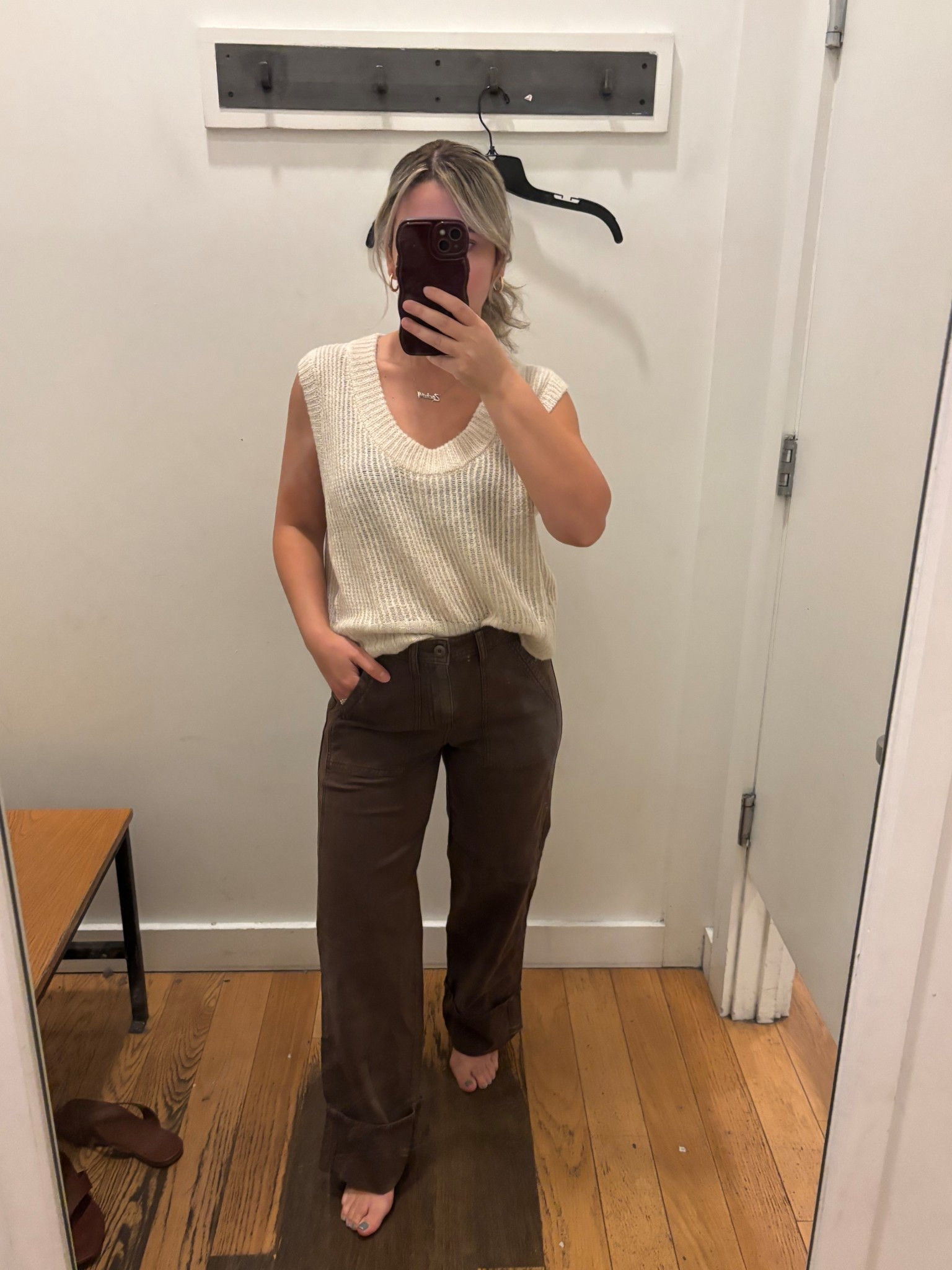 M top & 25 pants 

#americaneagle #aesale #aestyle #outfits #fallstyle #outfitideas #styling #momstyle #falloutfits #tryon #tryonhaul #everydaystyle #affordablestyle #fallseason #knittop #brownpants

#LTKSeasonal #LTKSaleAlert #LTKStyleTip