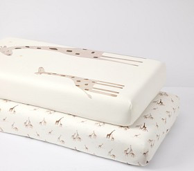 Goldie Giraffe Crib Sheet Bundle, Set of 2 | Pottery Barn Kids