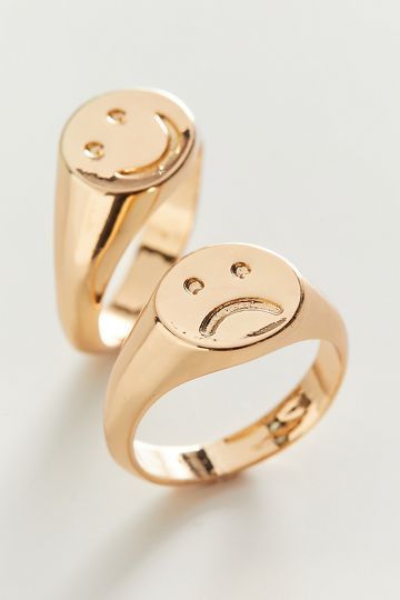 Happy And Sad Ring Set | Urban Outfitters (US and RoW)