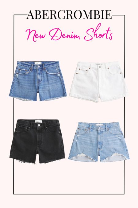 Abercrombie new denim shorts! Jean shorts, Abercrombie shorts, mom shorts 

#LTKStyleTip