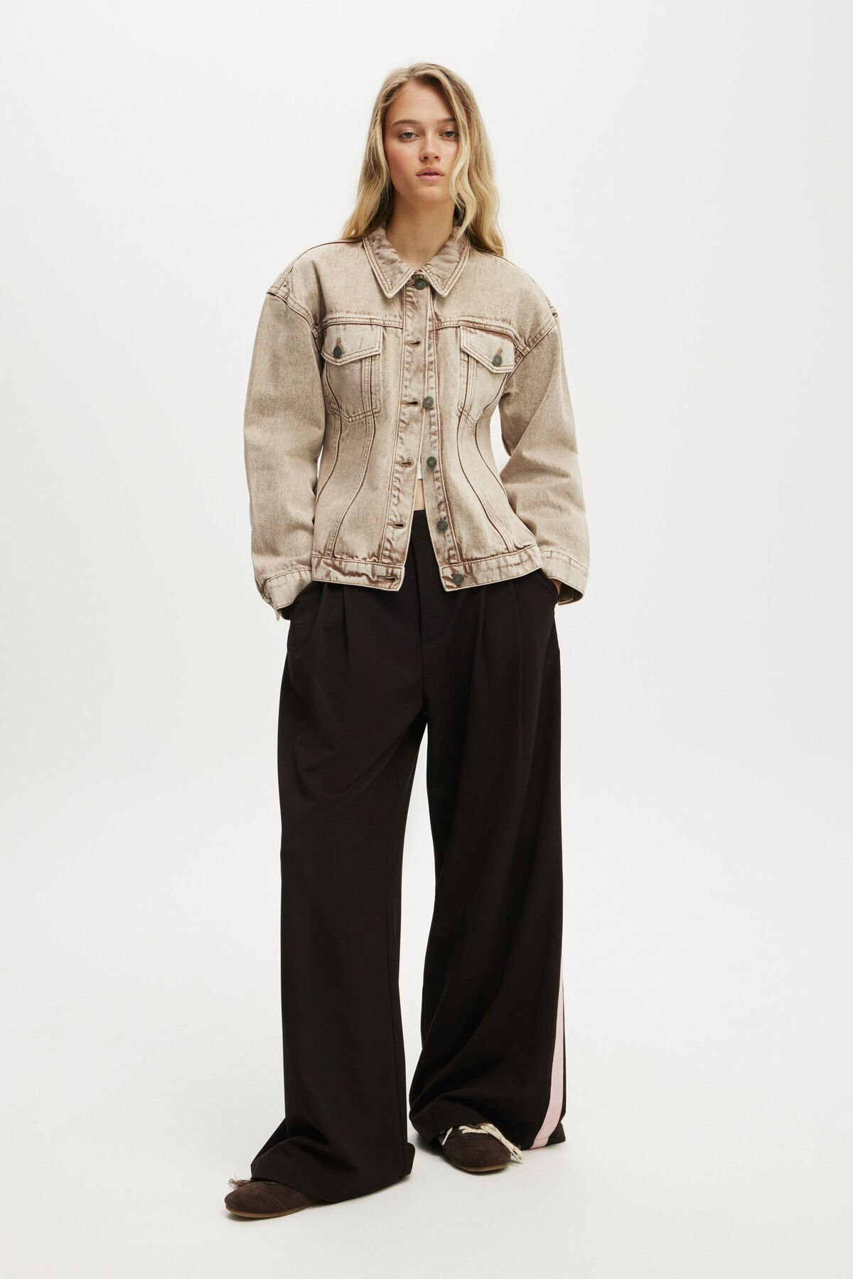 Alva Cinched Denim Jacket | Cotton On (US)