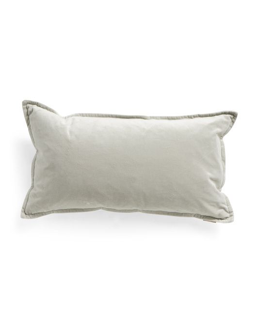14x26 Cotton Velvet Pillow | TJ Maxx
