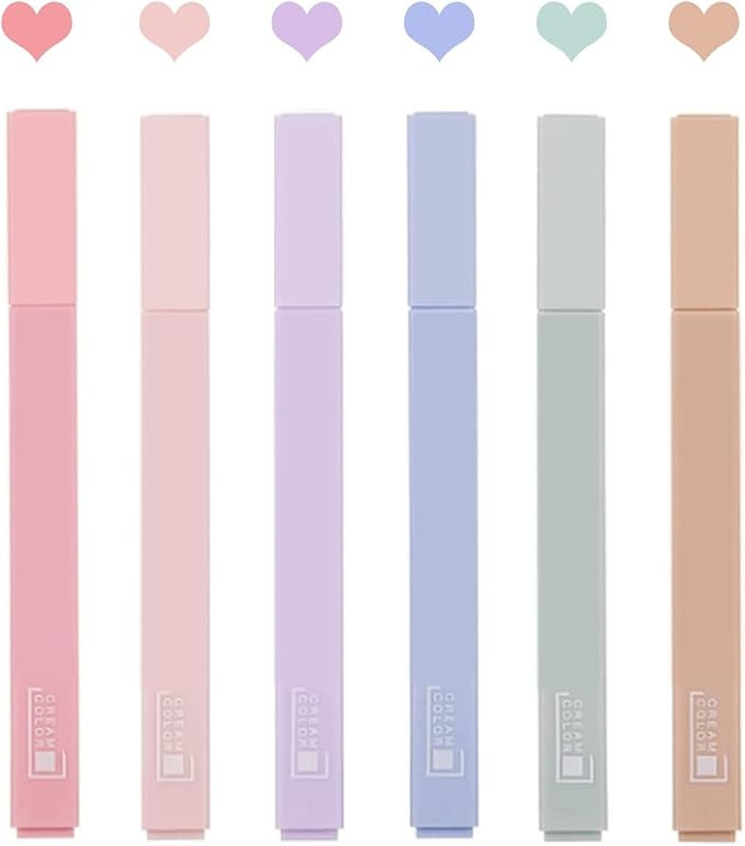 Highlighters, Highlighters Marker Pens, Pastel Highlighters Assorted Colors, Bible Highlighters a... | Amazon (US)