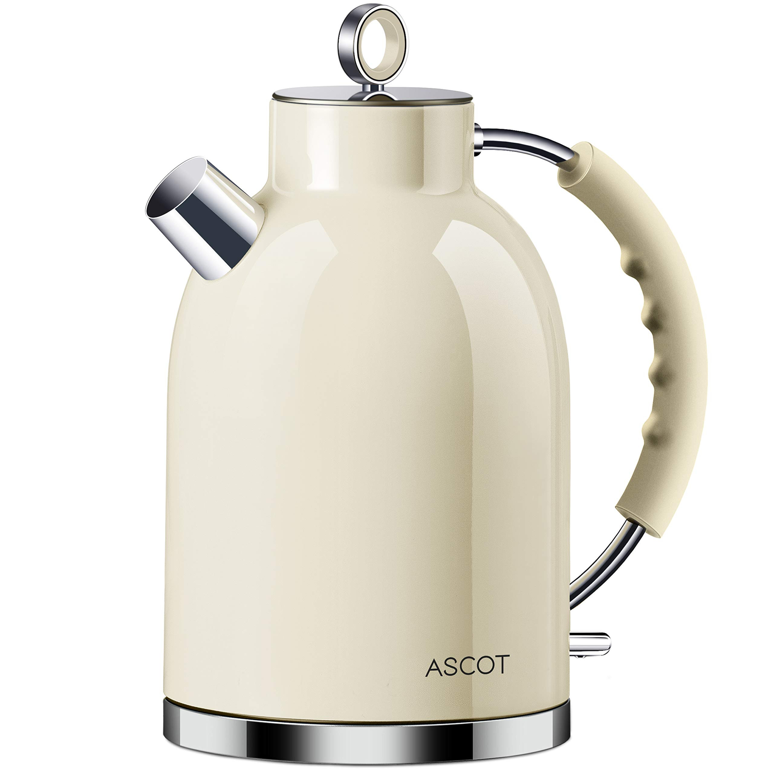 Electric Kettle, ASCOT Stainless Steel Electric Tea Kettle, 1.7QT, 1500W, BPA-Free, Cordless, Aut... | Amazon (US)