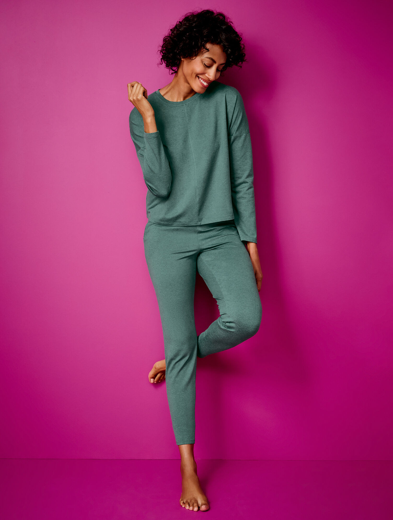 Buttery Soft Easy Knit Crewneck Tee | Talbots