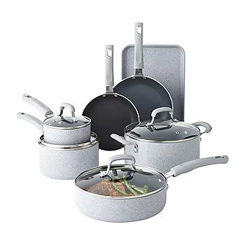 Cooks Spatter 11-pc Non-Stick Cookware Set | JCPenney