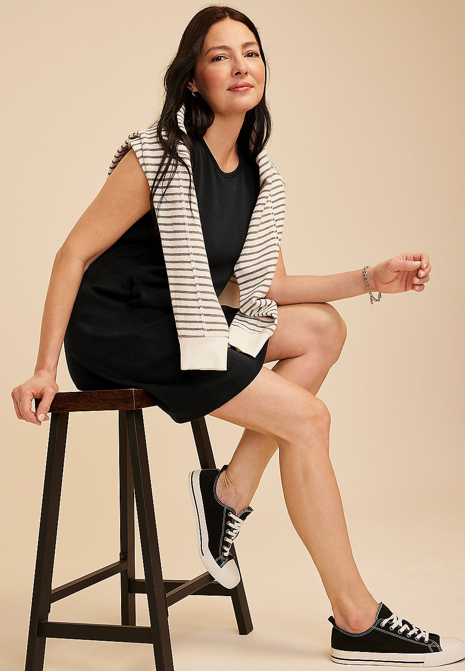 Cloud Scuba Knit Tank Dress | Maurices