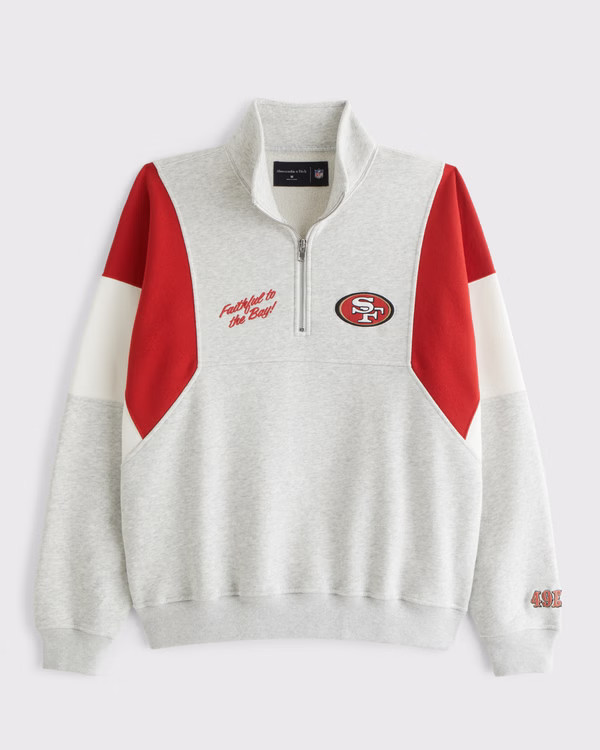 San Francisco 49ers Half-Zip Sweatshirt | Abercrombie & Fitch (US)