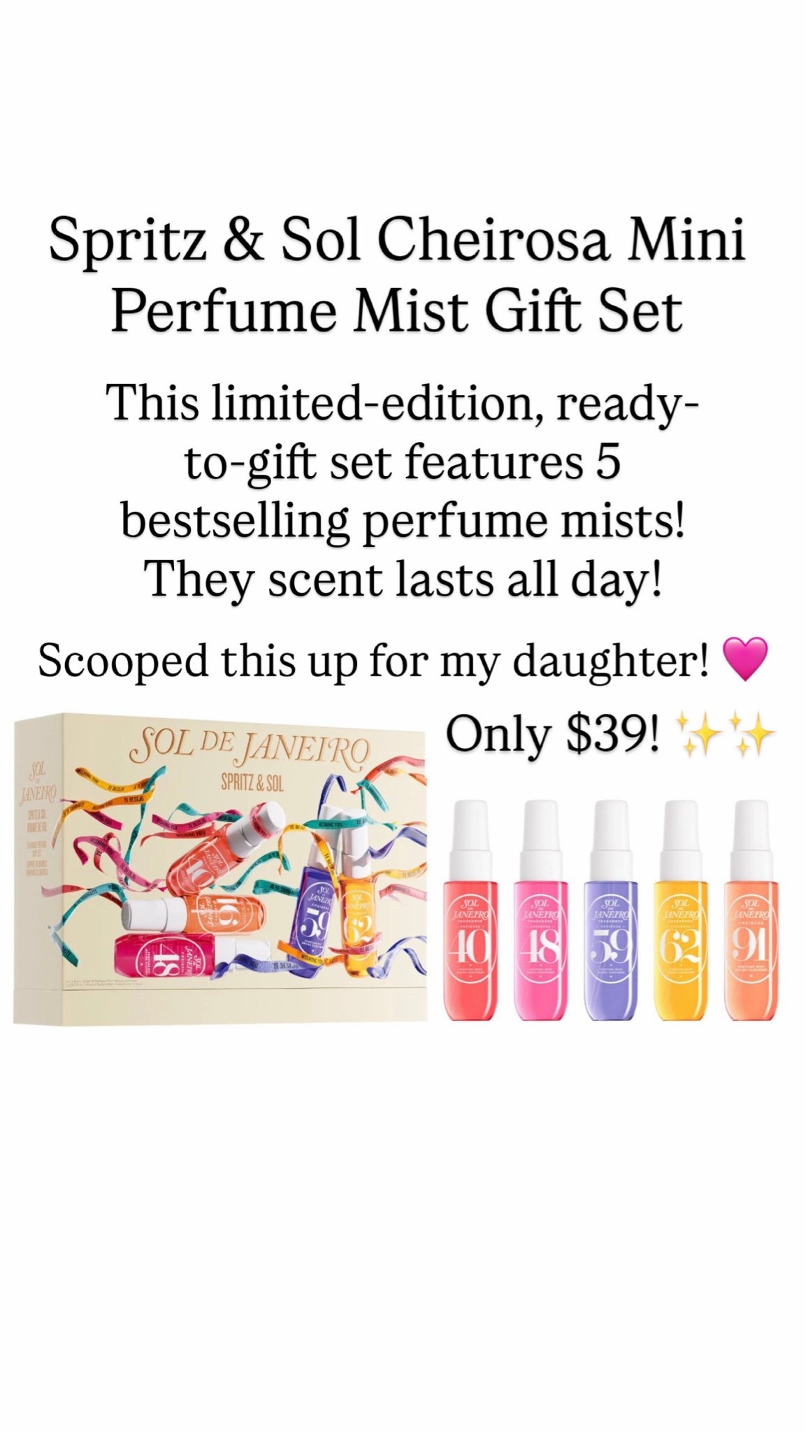 limited-edition, ready-to-gift set featuring five bestselling perfume mists

#LTKBeauty