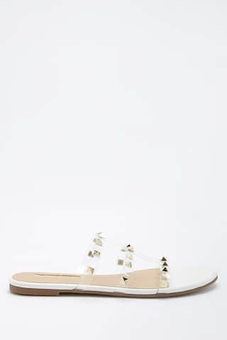 Studded Jelly Strap Slide Sandals | Forever 21 (US)
