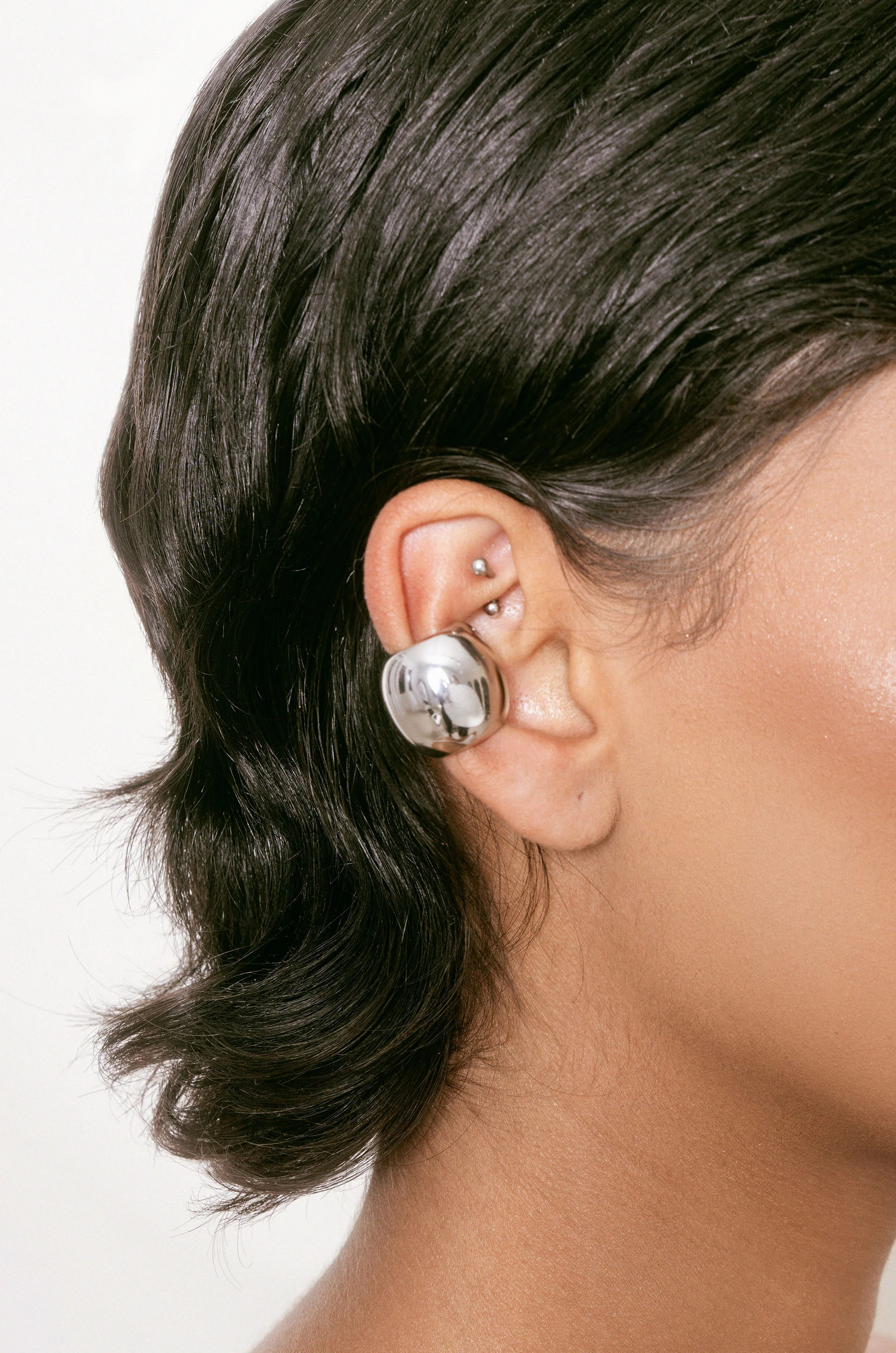 Chunky Metal Ear Cuff | Ettika