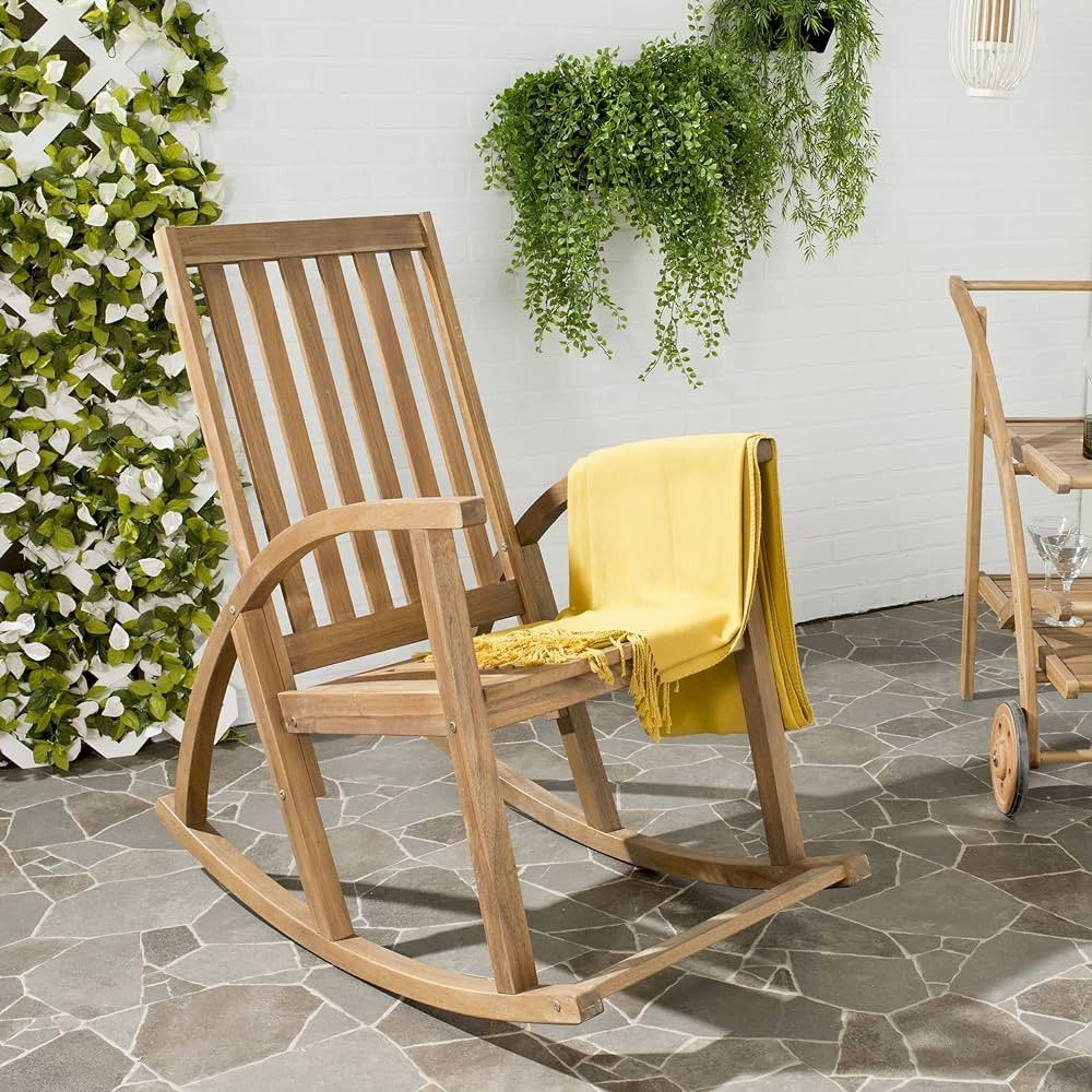 Safavieh Outdoor Collection Clayton Look Rocking Chair | Amazon (US)