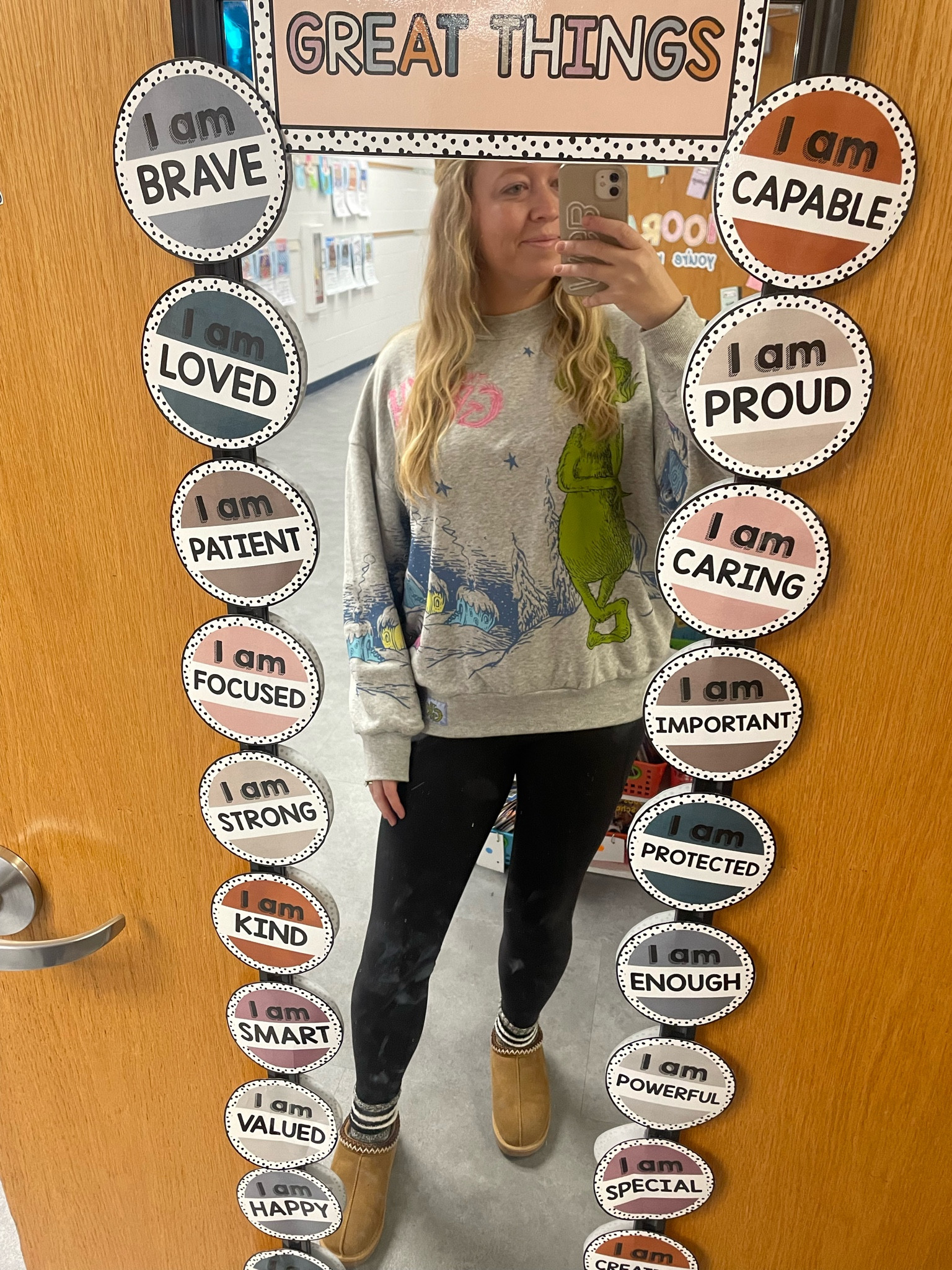 Grinch cozy ootd 🎄🎅🏼