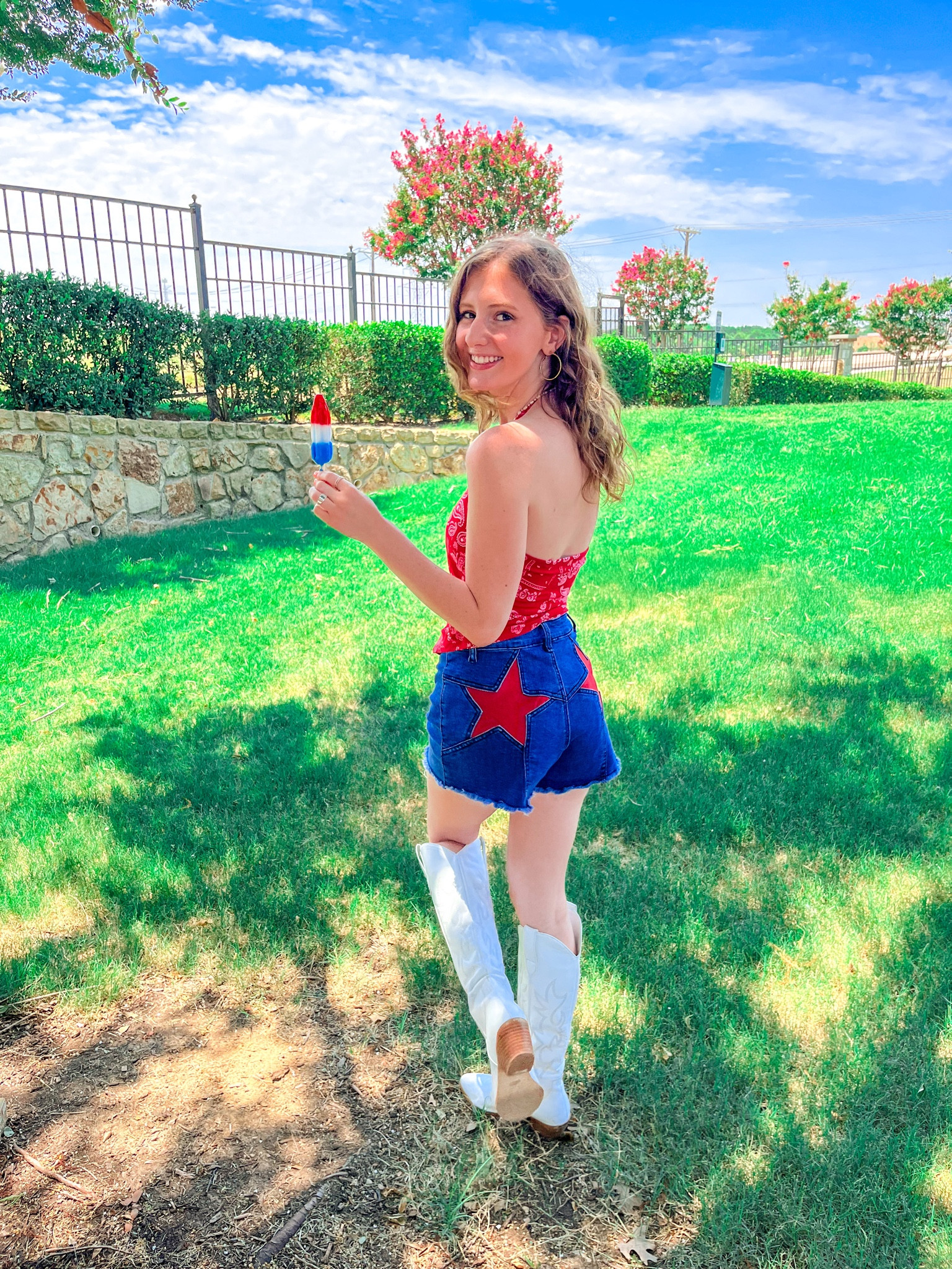 God bless America! ♥️ 

Love this summer look! 

#LTKSeasonal #LTKunder100 #LTKshoecrush