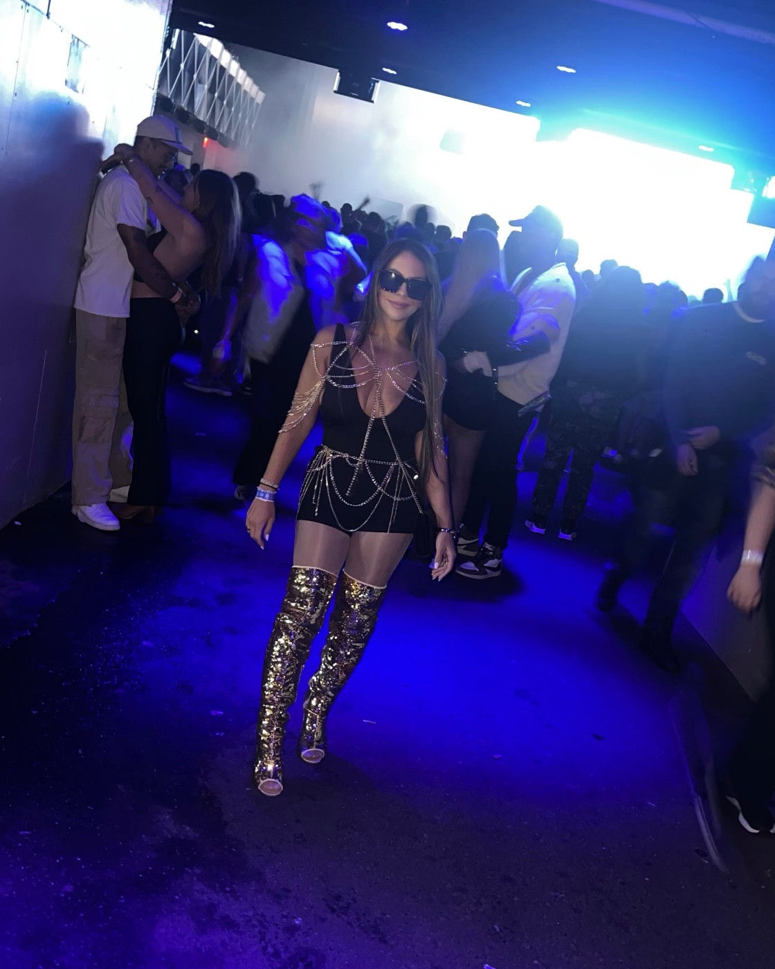 Black & Gold, rave outfit, chains, concert, shorts, glitter boots

#LTKTravel #LTKParties #LTKStyleTip