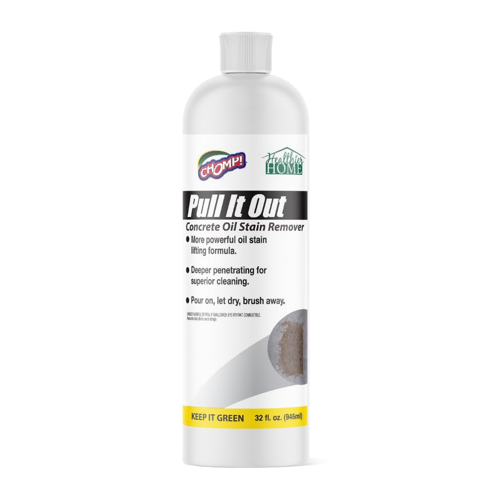 CHOMP! Concrete Oil Stain Remover: Pull It Out Removes and Cleans Oils, Greases from Garage Floor... | Amazon (US)