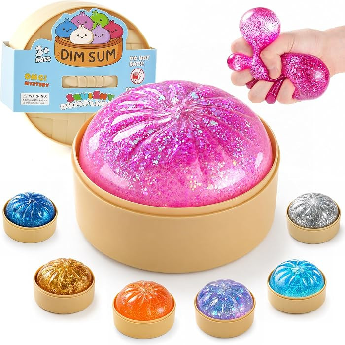 Sugar Dumpling Squishy Mystery Box - Cute Viral Squishy Dumpling Toy, Slow Rising Fidget Squeeze ... | Amazon (US)