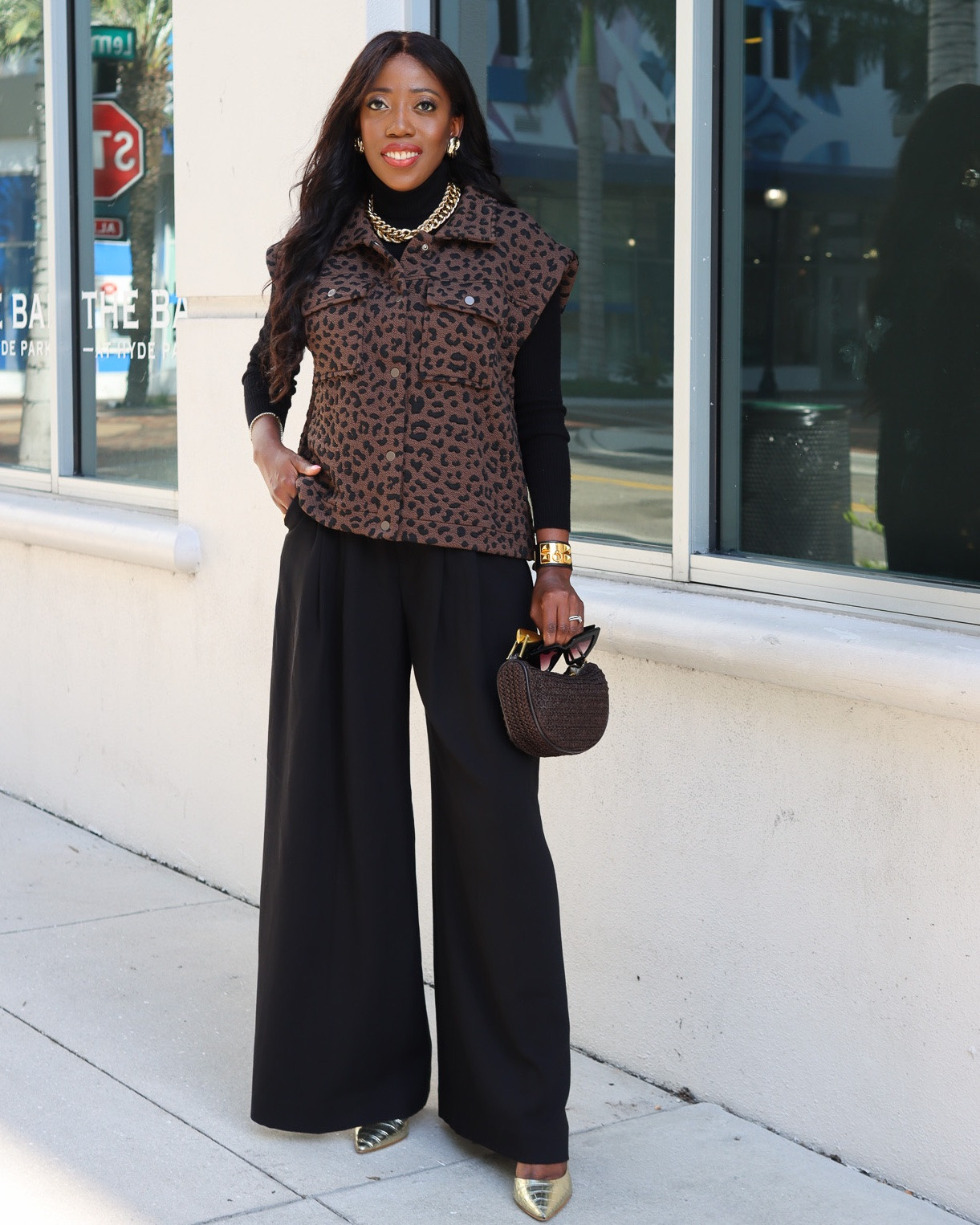 Can’t get over this cute animal print vest. Perfect for fall and layering. Wearing size small. 

Fall Outfits, Fall Fashion, Animal Print, Wear to Work, Back to School,

#LTKootd #LTKOver40 #LTKWorkwear