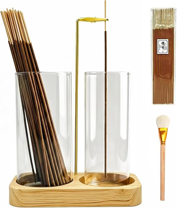2 in 1 Incense Holder,Wooden Incense Holder for Sticks | Amazon (US)