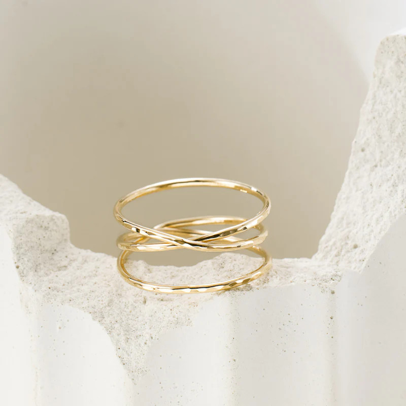 Gold Wrap Ring | 14k Gold Filled Jewelry by Apelila | Apelila Jewelry
