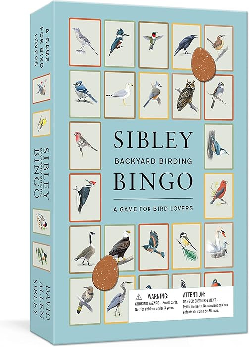 Sibley Backyard Birding Bingo: A Game for Bird Lovers: Board Games | Amazon (US)
