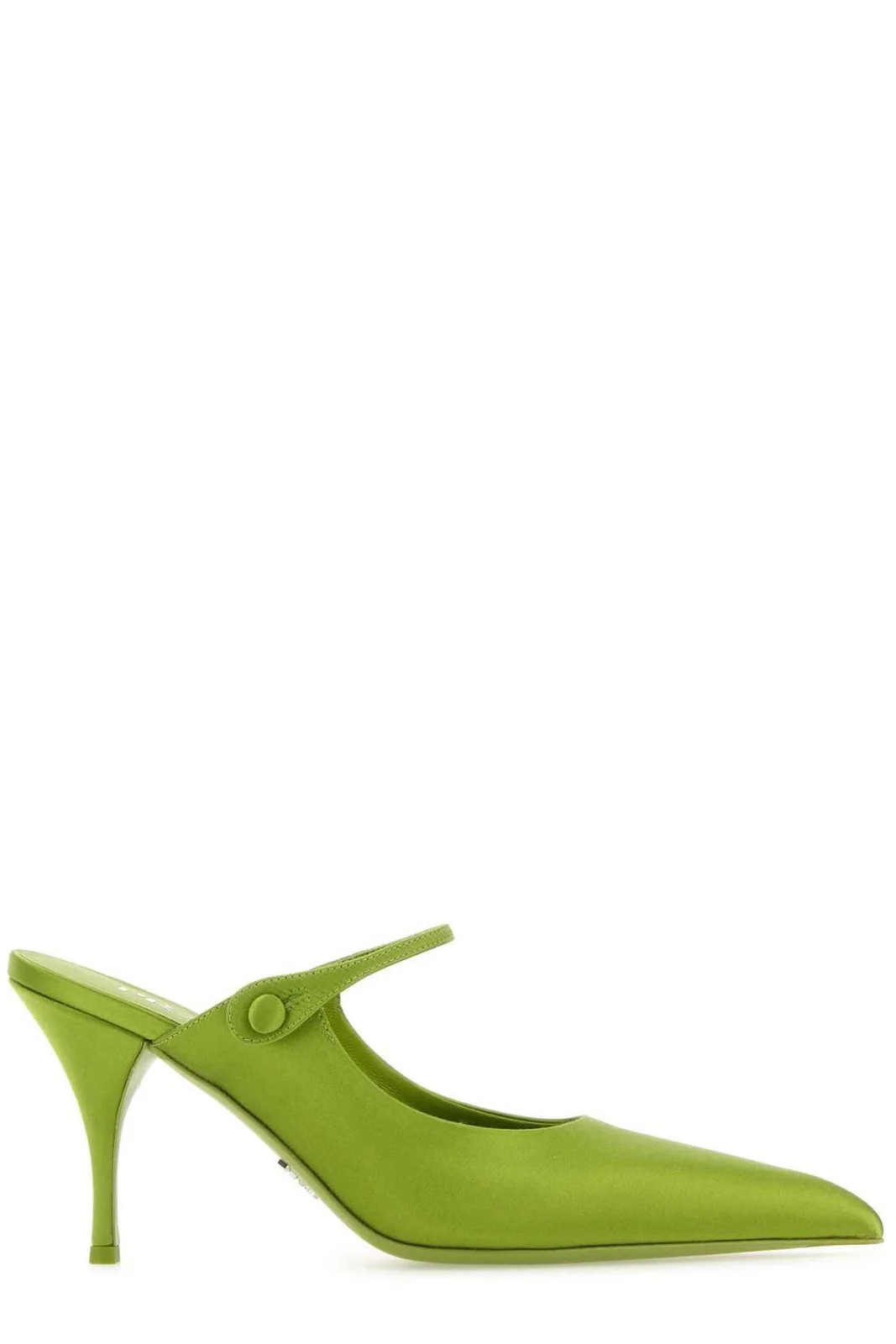 Prada Pointed Toe Heeled Mules | Cettire Global