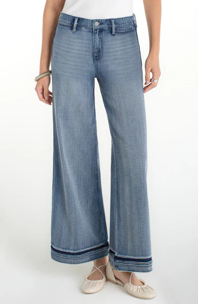 SUPER STRIDE WIDE LEG WITH SHADOW CUFF | Liverpool Jeans