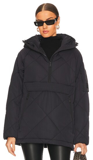 Yuki Anorak Pullover Jacket in Black | Revolve Clothing (Global)
