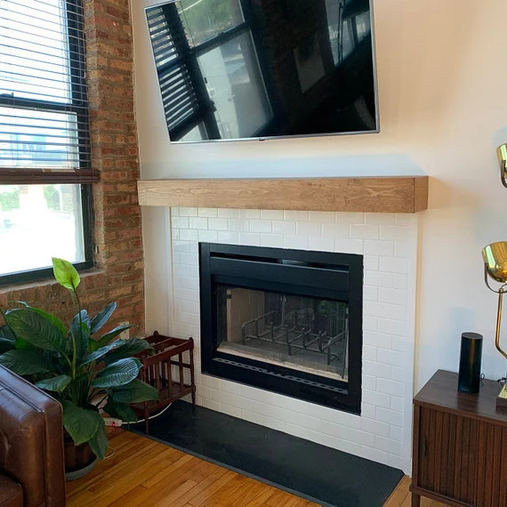 Wood Beam Mantle, Wood Mantle, Fireplace Mantle, Mantel, Fireplace Beam, Floating Shelf, Mantle S... | Etsy (US)