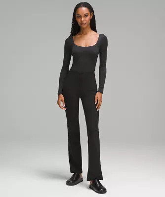 Wundermost Ultra-Soft Nulu Square-Neck Long-Sleeve Bodysuit | Lululemon (UK)