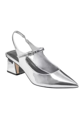 Marc Fisher Women's Luminos Heels, Silver, 9.5M | Belk