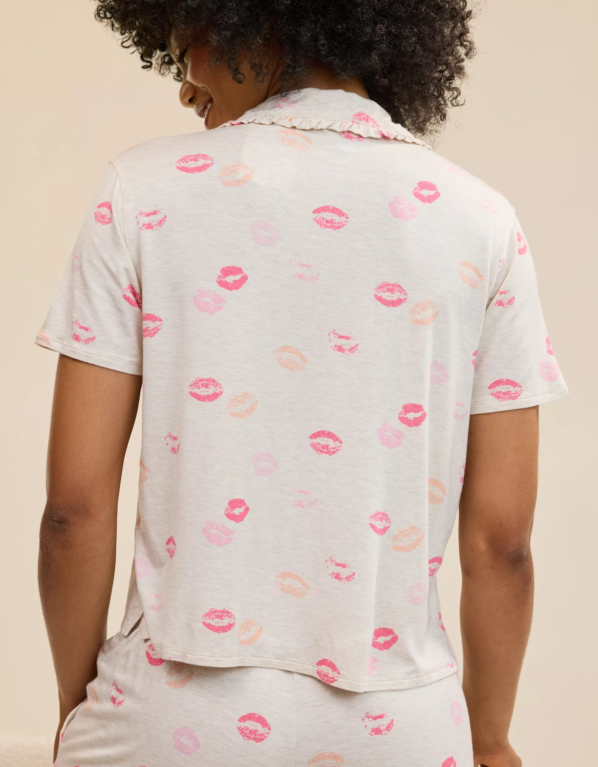 Aerie Real Soft® Ruffle Pajama Shirt | Aerie