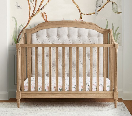 Blythe 3-In-1 Upholstered Convertible Crib | Pottery Barn Kids