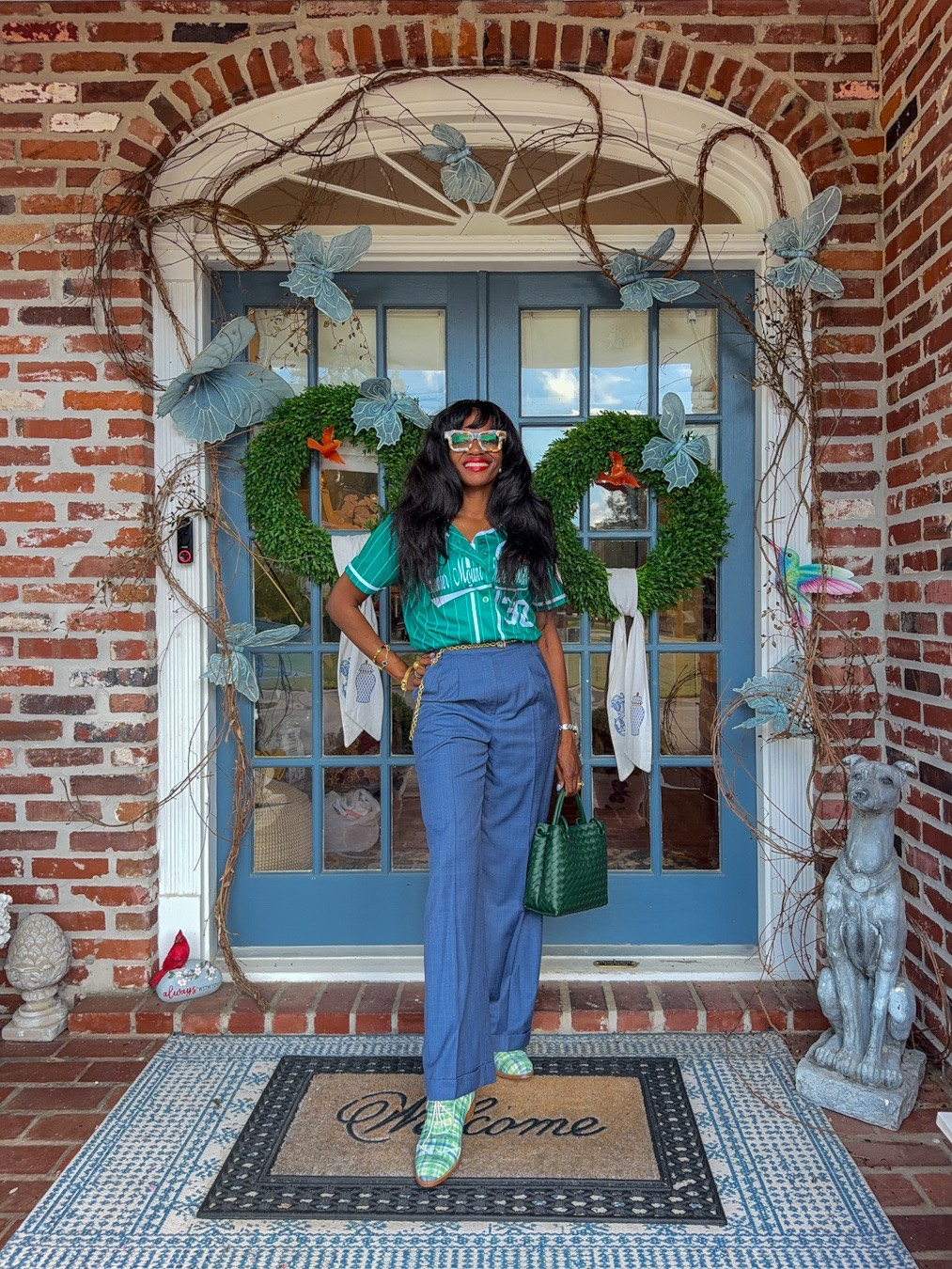 Game Day Church Outfit...trouser custom 
👞Office of Angela Scott

#LTKHome #LTKOver40 #LTKootd