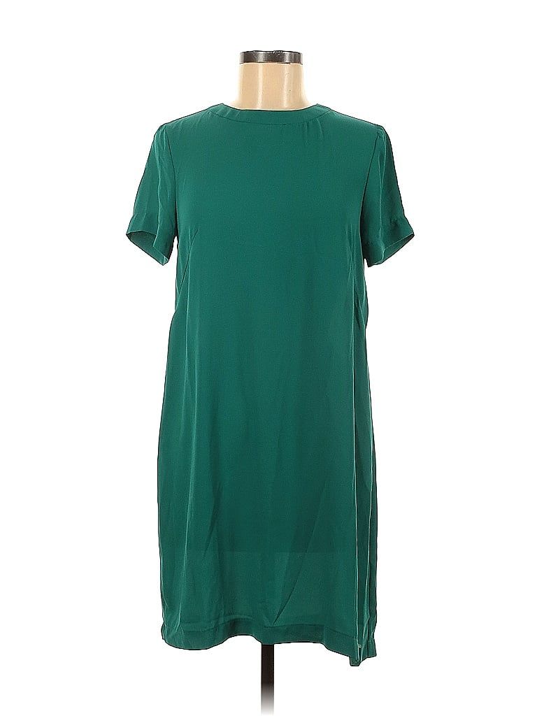 H&M Solid Green Casual Dress Size 6 - 71% off | ThredUp
