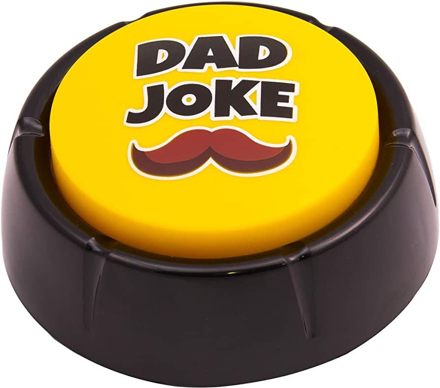 Dad Joke Button | A Gift for Fathers with 50+ Funny Dad Jokes | Novelty Talking Button Present | Amazon (US)