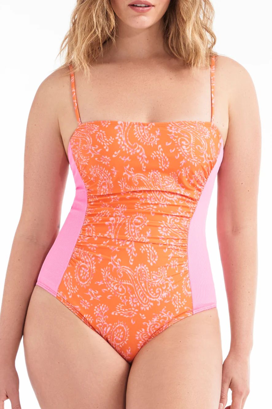 Rushing One-Piece Swimsuit in Paisley Days | Hermoza
