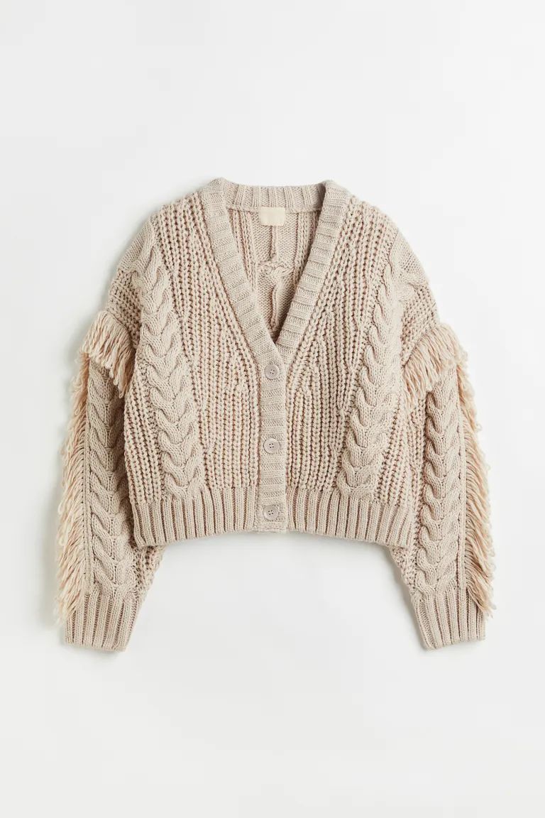 Fringe-trimmed Cardigan | H&M (US + CA)