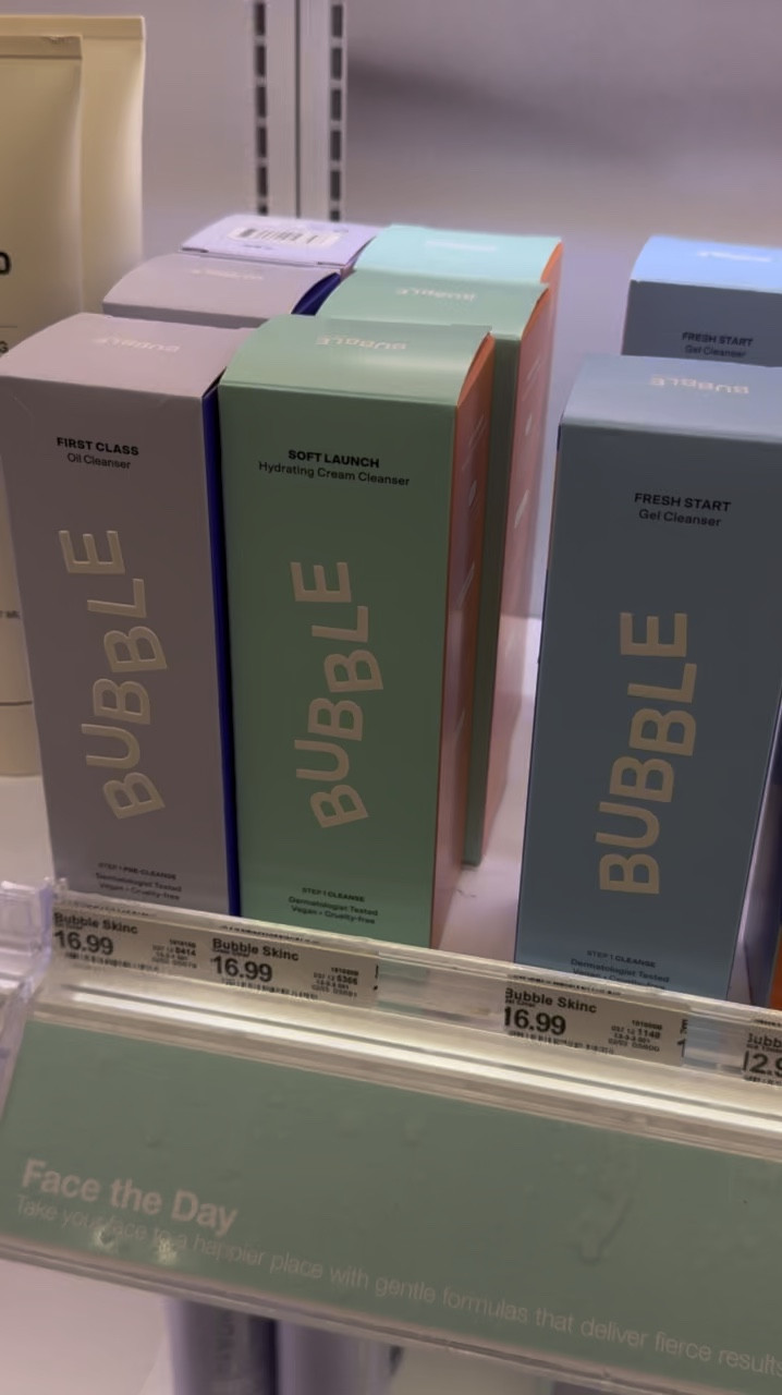Bubble skincare is now at Target! 🎯 🫧

Skincare // bubble skincare for kids // skincare that kids can use // moisturizer // cleanser // beauty finds // target finds 

#LTKWatchNow #LTKBeauty #LTKFindsUnder50