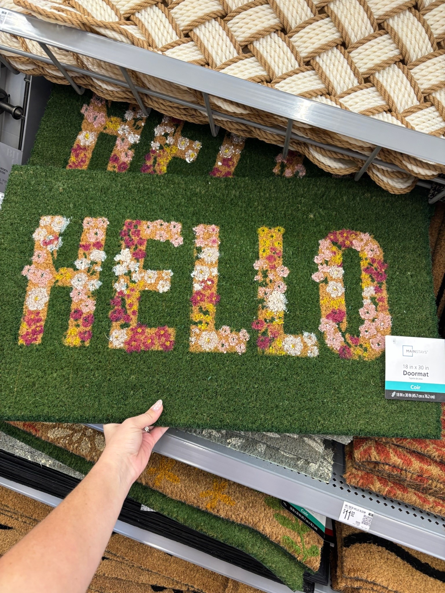 The cutest spring doormat for only $9!😍😍pair with a plaid yellow rug for the perfect spring look!

Spring, Walmart, home, doormat

#LTKHome #LTKSeasonal