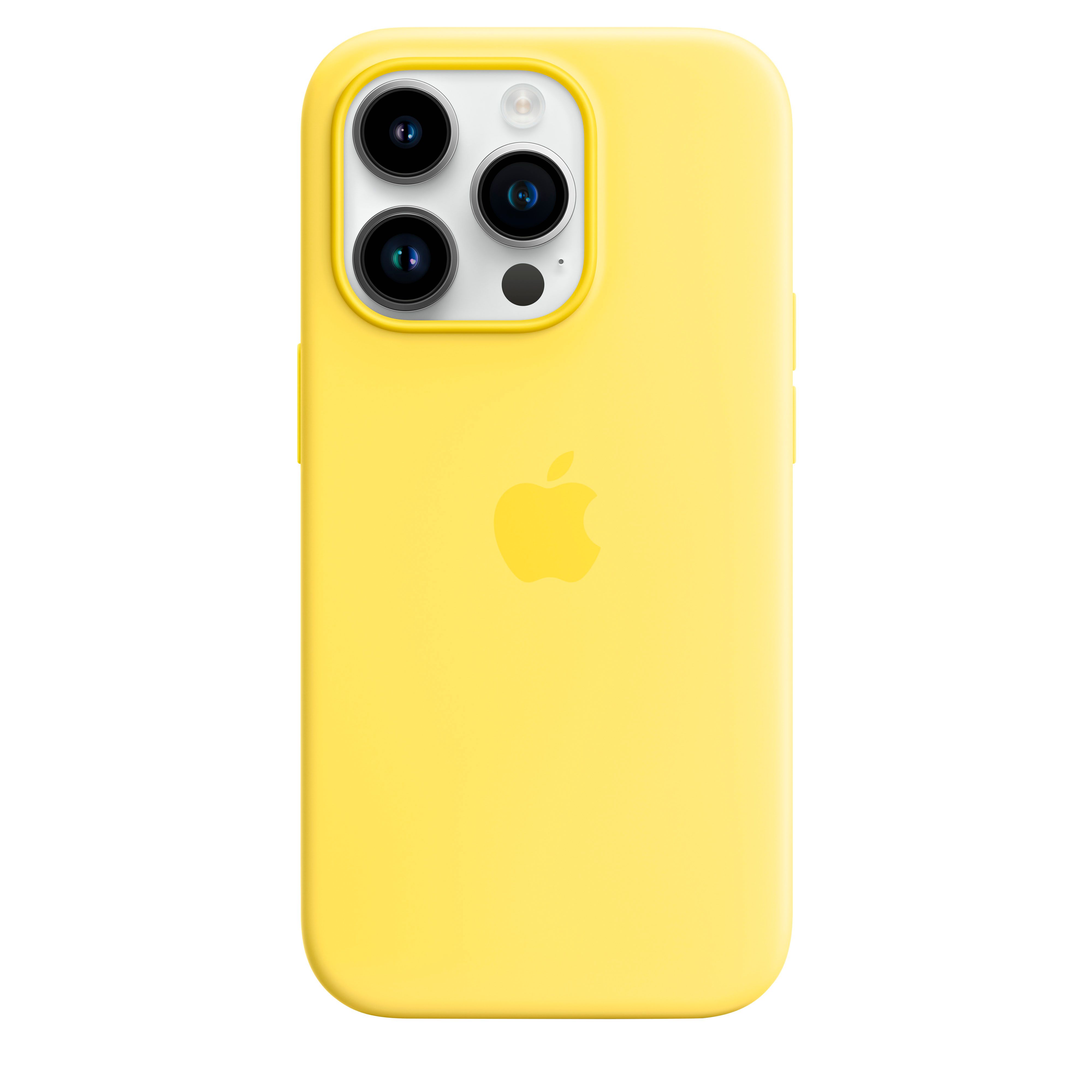 Apple iPhone 14 Pro Silicone Case with MagSafe Canary Yellow MQUG3ZM/A - Best Buy | Best Buy U.S.