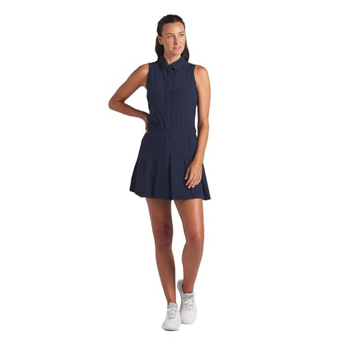 Puma Golf Women's Club Pleated Dress, DEEP Navy | Amazon (US)