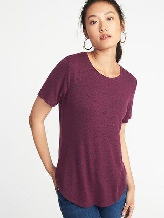 Luxe Soft-Spun Tee for Women | Old Navy US