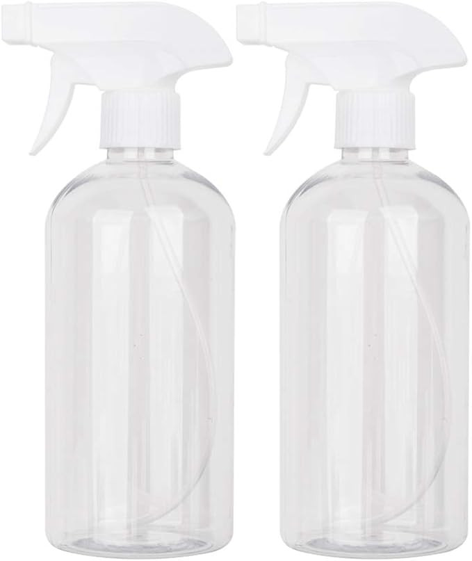 UUJOLY 17 oz Plastic Spray Bottle Trigger Empty Spray Bottles Clear Refillable Container for Wate... | Amazon (US)