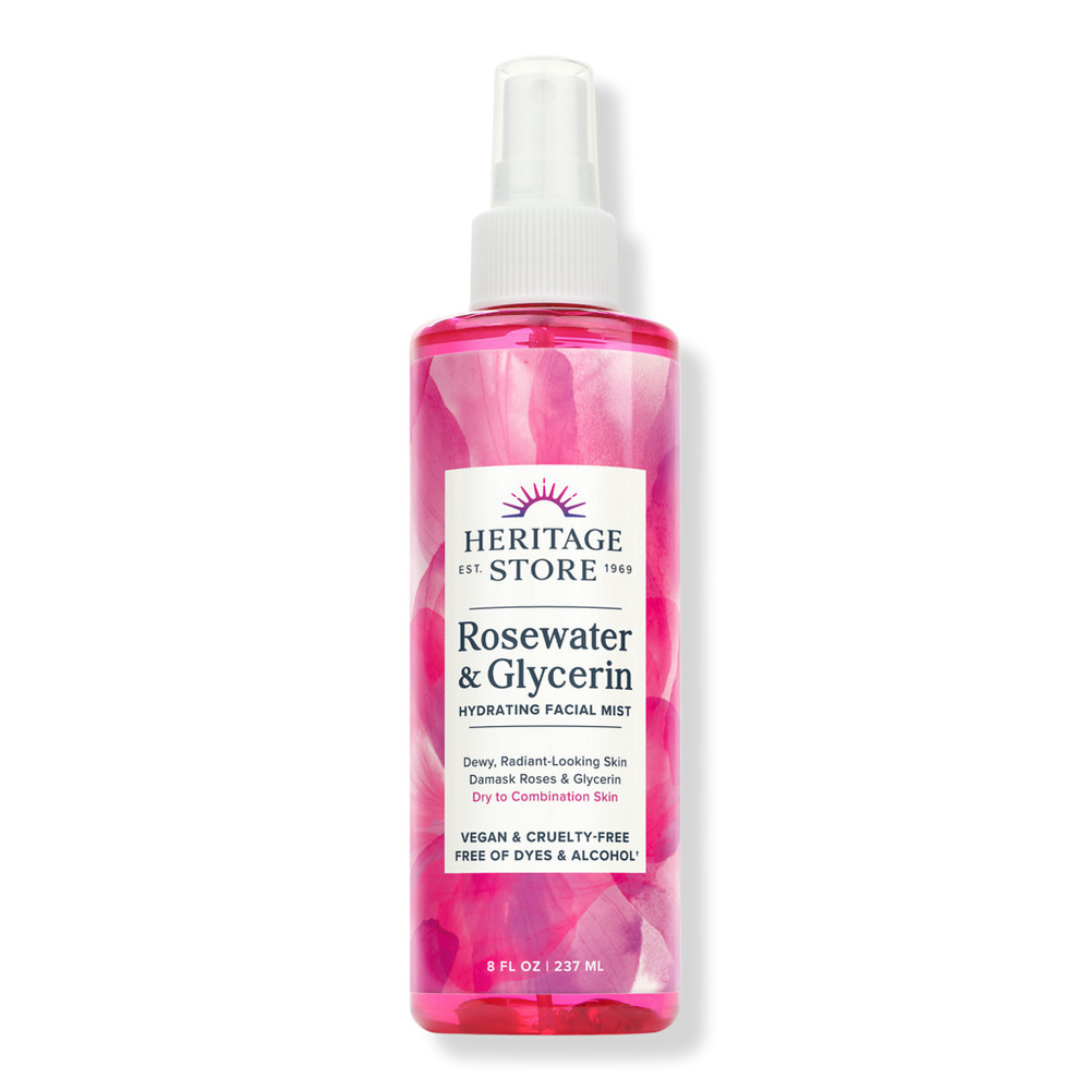 Heritage Store Rosewater & Glycerin Hydrating Facial Mist | Ulta